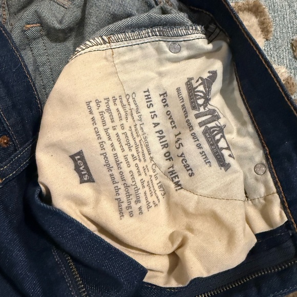 Levi's Dark Blue 514 Straight Jeans for Men - Picture 3 of 7